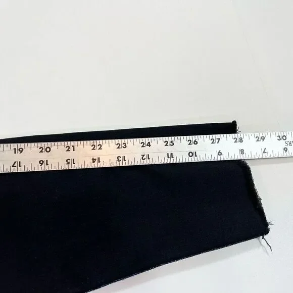 Mother Looker Ankle Fray Guilty Glitter Racer Jeans Womens 29 Black Frayed Hem - Picture 11 of 14